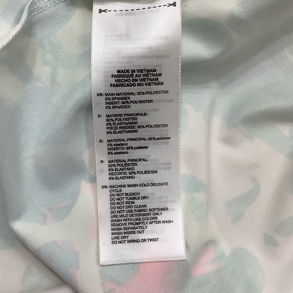 Adidas White Floral Short Sleeve Polo Resor Sleeveless - Picture 4 of 7